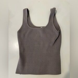 Wishlist Charcoal Ribbed Tank Top